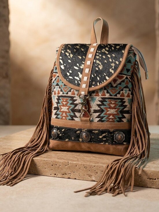 Desert Spirit Fringe Backpack main image 4